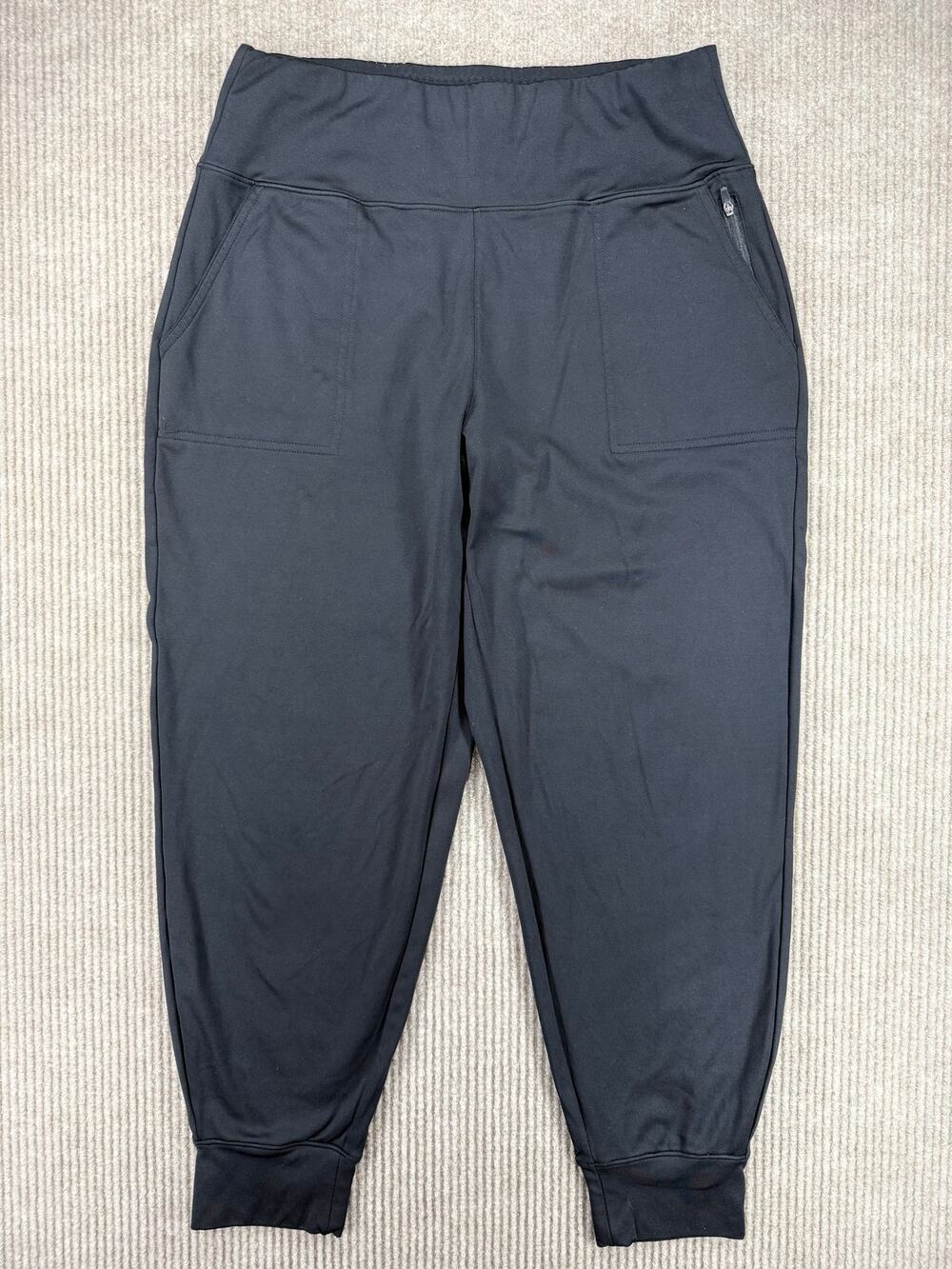 LegEnd Active Black Joggers High Rise Athletic Pants Size L